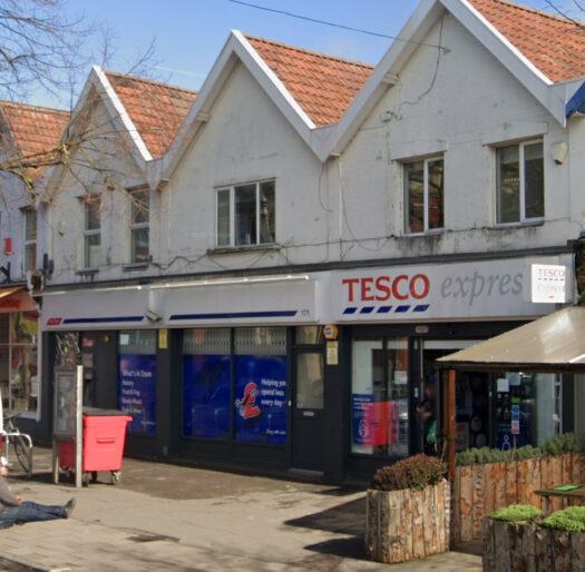 J.H. Mills was at no. 173 which is the middle section of what is now a branch of Tesco, despite 171 on the building!
